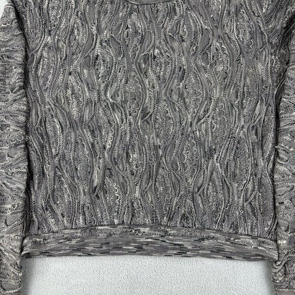 Coogi Australia Knit Grey Sweater Men's Size Large Vintage - Picture 11 of 13